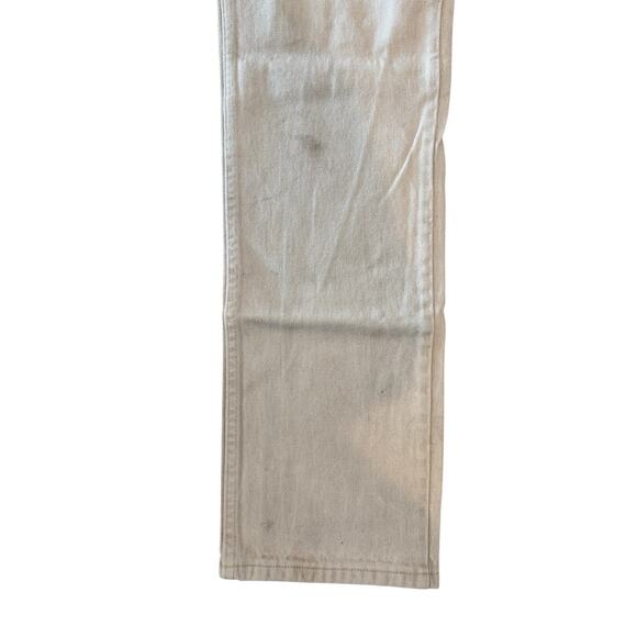 Wrangler 936TAN Cowboy Cut Jeans Men’s 36x34 Tan Denim – Workwear, Distressed - Picture 3 of 10